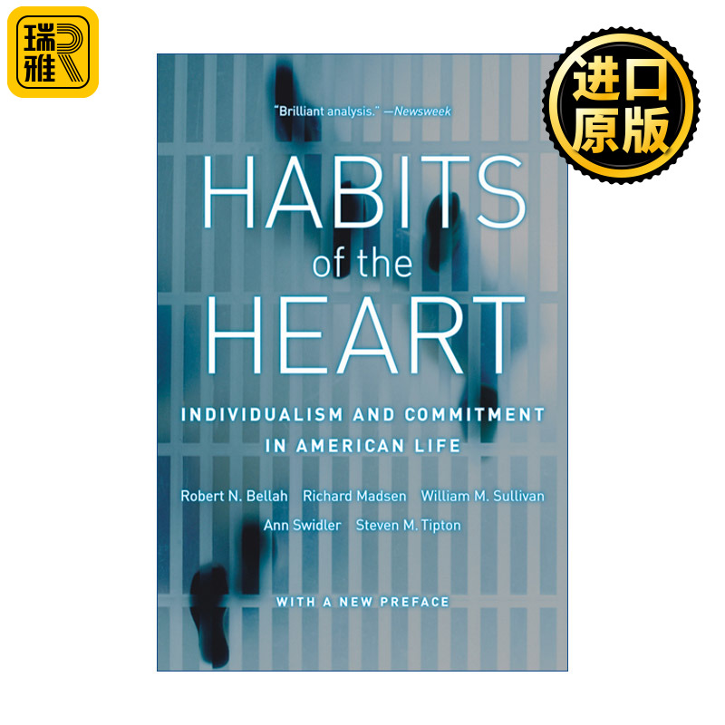 英文原版书 Habits of the HeartWith a New PrefaceRobert N. Bellah