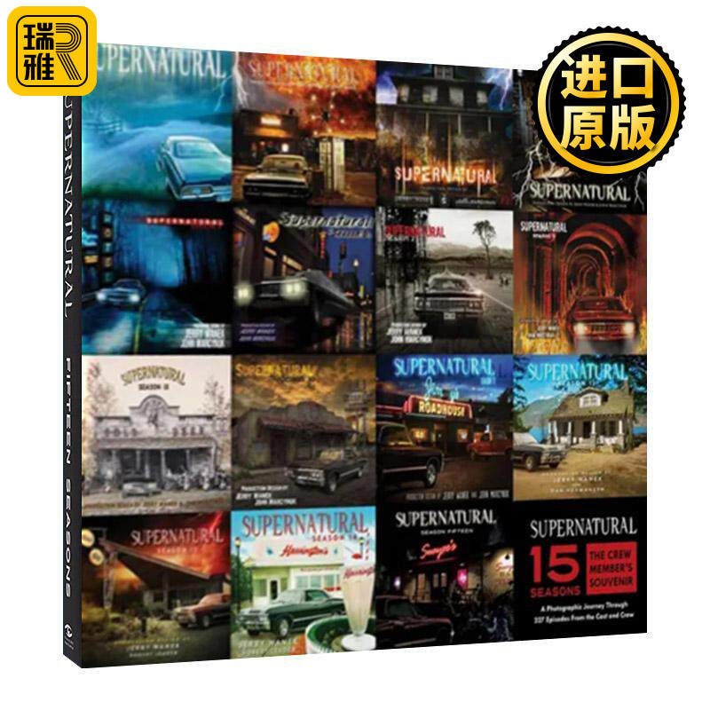 英文原版 Supernatural 15 Seasons 邪恶力量 全15季 主创纪念画册 精装收藏写真集 英文版 进口英语原版书籍