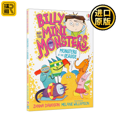 比利和迷你怪兽们8 海边的怪兽 英文原版 Billy and the Mini Monsters Monsters at the Seaside全彩儿童幽默桥梁章节书 英语书籍