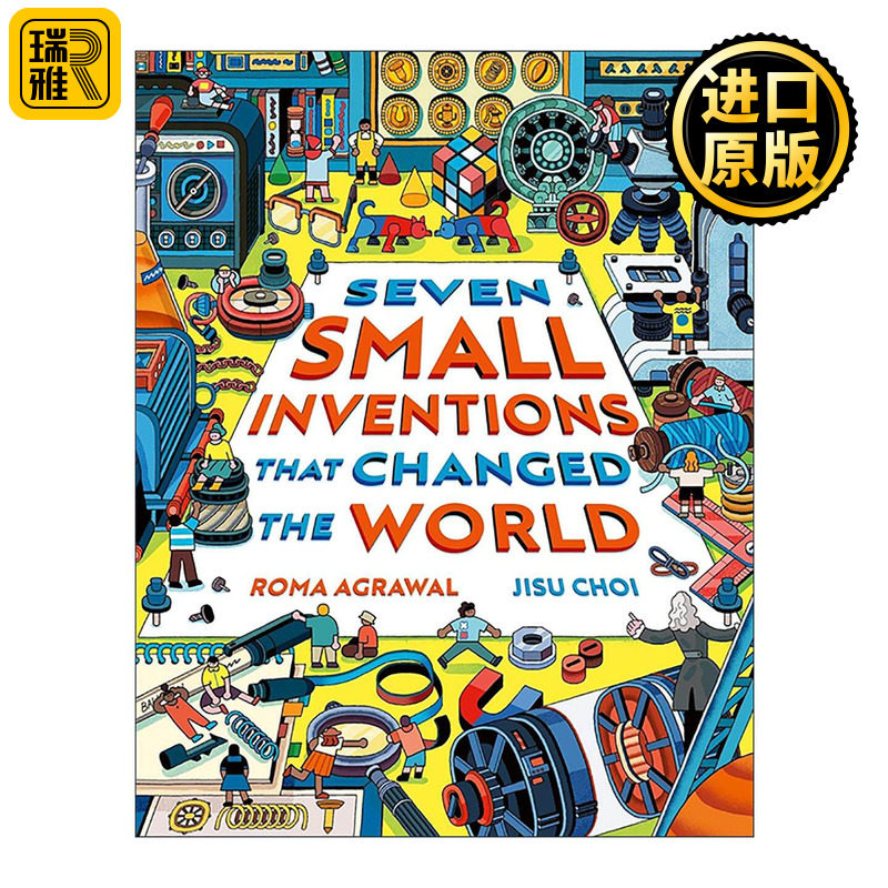 英文原版 Seven Small Inventions that Changed the World 改变世界的7项小发明 儿童STEM科普百科读物精装 进口英语原版书籍