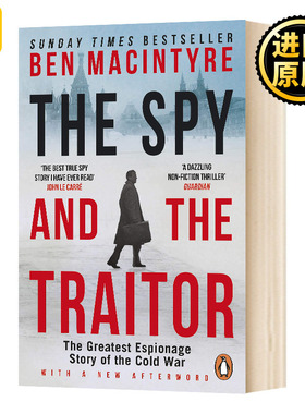 间谍与叛徒 英文原版 The Spy and the Traitor 英文版 Ben Macintyre 历史战争谍战动作冒险小说 进口英语原版书籍