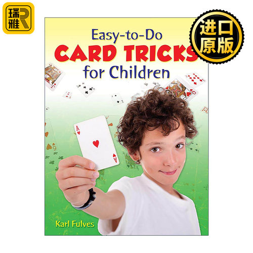 英文原版 Easy-to-Do Card Tricks for Children 儿童简易纸牌魔术指南 益智游戏活动书 Karl Fulves 英文版 进口英语原版书籍