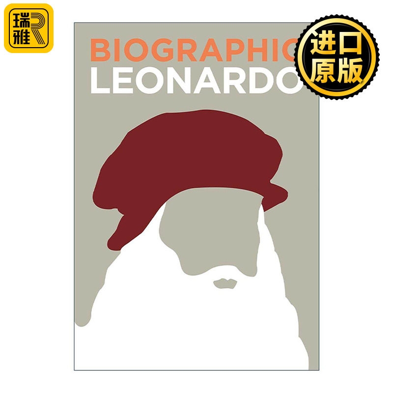 英文原版 Biographic Leonardo 达芬奇 文艺复兴画家传记 精装 蒙娜丽莎 英文版 进口英语原版书籍