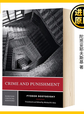 罪与罚 诺顿文学解读系列 英文原版 Crime and Punishment 陀思妥耶夫斯基 Norton Critical Editions 选集Anthology 进口英语书籍