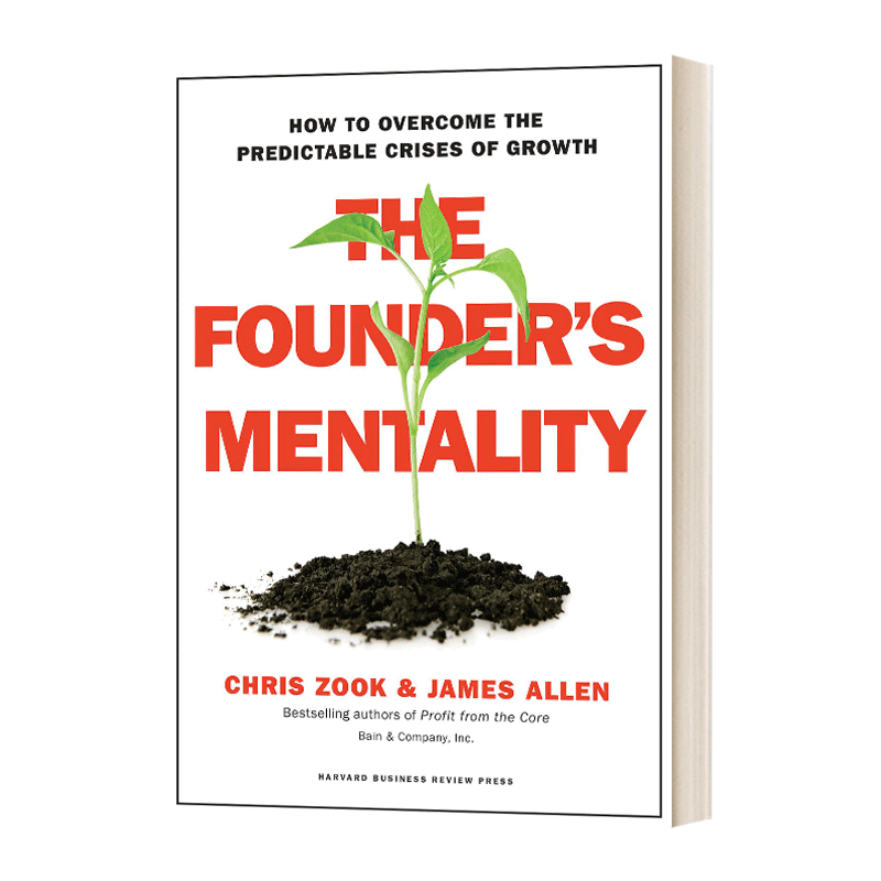 公司创始人心理 如何克服成长的危机预测 英文原版 The Founder's Mentality 创始人精神 英文版 Chris Zook 进口英语原版书籍