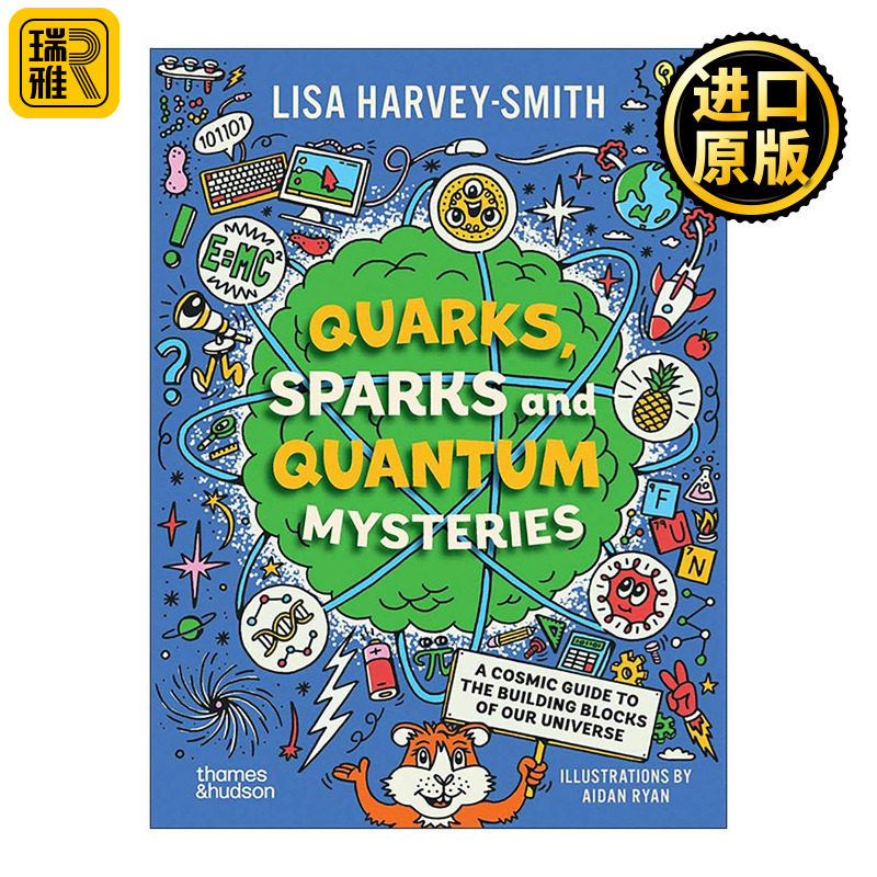 英文原版 Quarks Sparks and Quantum Mysteries 夸克 火花和量子之谜 儿童科普百科绘本 英文版 进口英语原版书籍