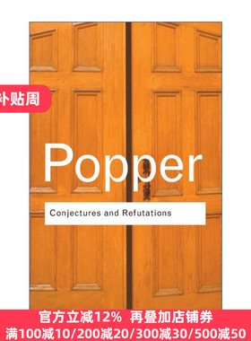 英文原版 Conjectures and Refutations Routledge Classics