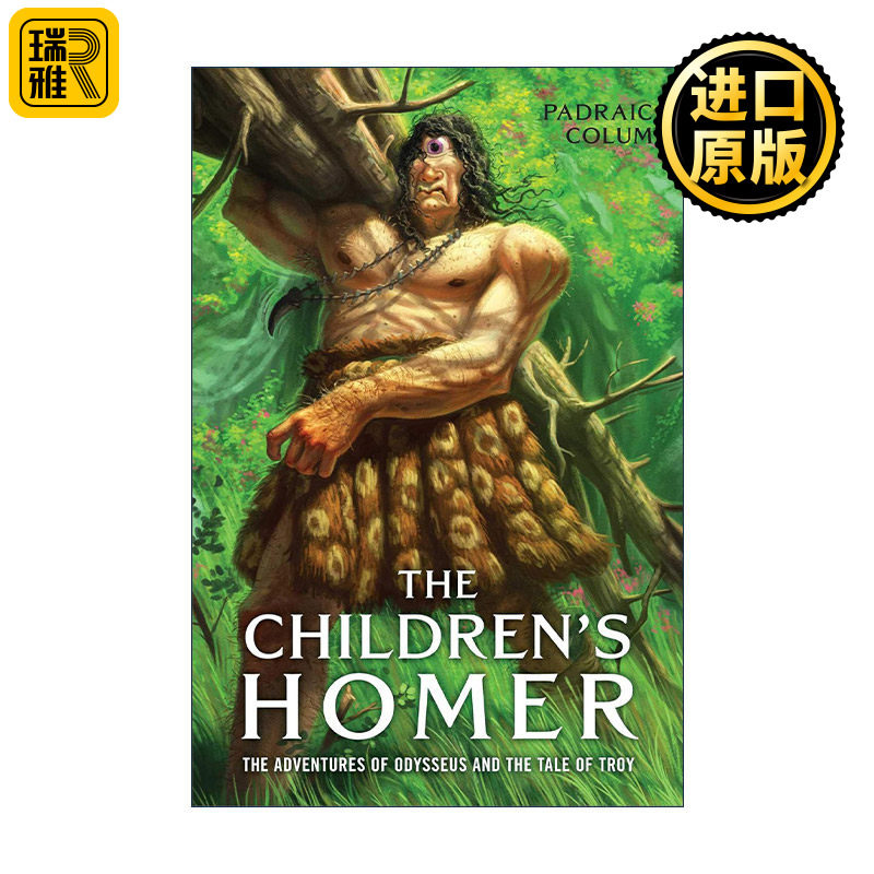 英文原版 The Children's Homer 儿童荷马史诗 奥德修斯历险记和特洛伊的故事 培德莱克·科拉姆 英文版 进口英语原版书籍