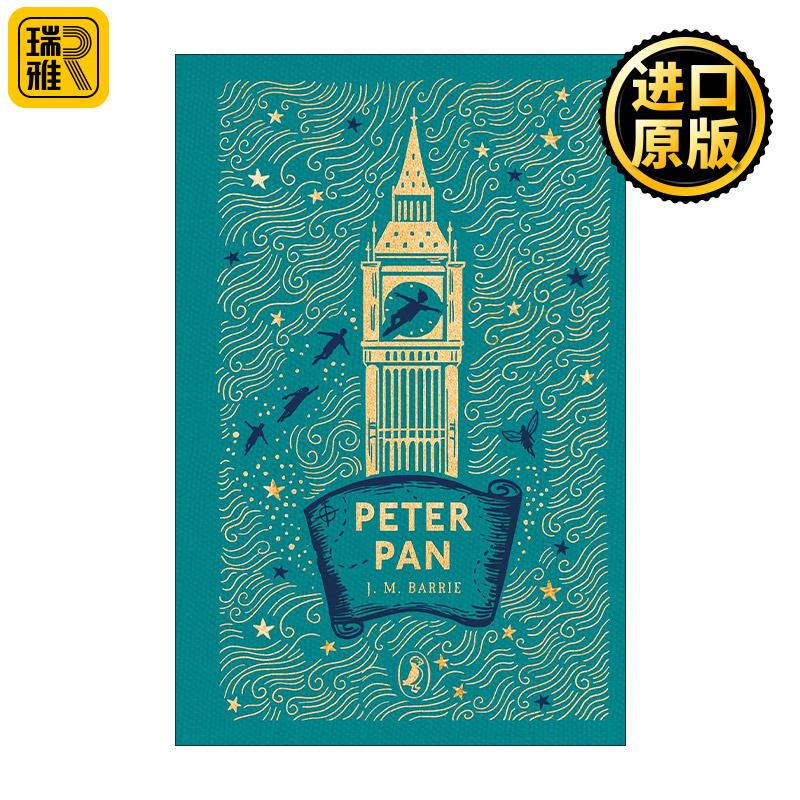 英文原版 Peter Pan 彼得潘 精装海雀布纹经典 Puffin Clothbound Classics 英文版 进口英语原版书籍