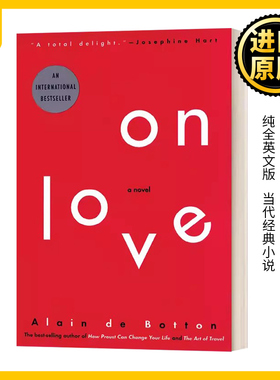 关于爱情 英文原版小说 On Love 阿兰德波顿 英文版 Alain de Botton 纯全英文版正版原著进口英语书籍