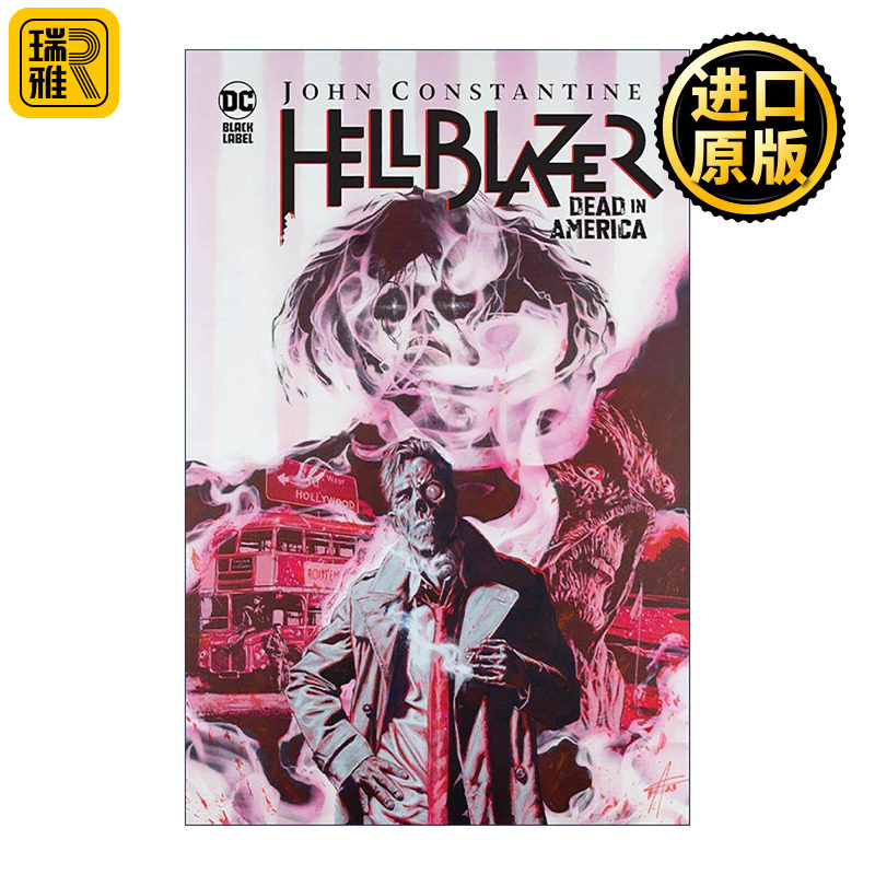 英文原版 John Constantine Hellblazer 约翰·康斯坦丁 地狱神探 美国之死 DC漫画 精装 英文版 进口英语原版书籍