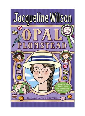 英文原版 Opal Plumstead 欧珀的故事 杰奎琳·威尔逊儿童故事书 英文版 进口英语原版书籍