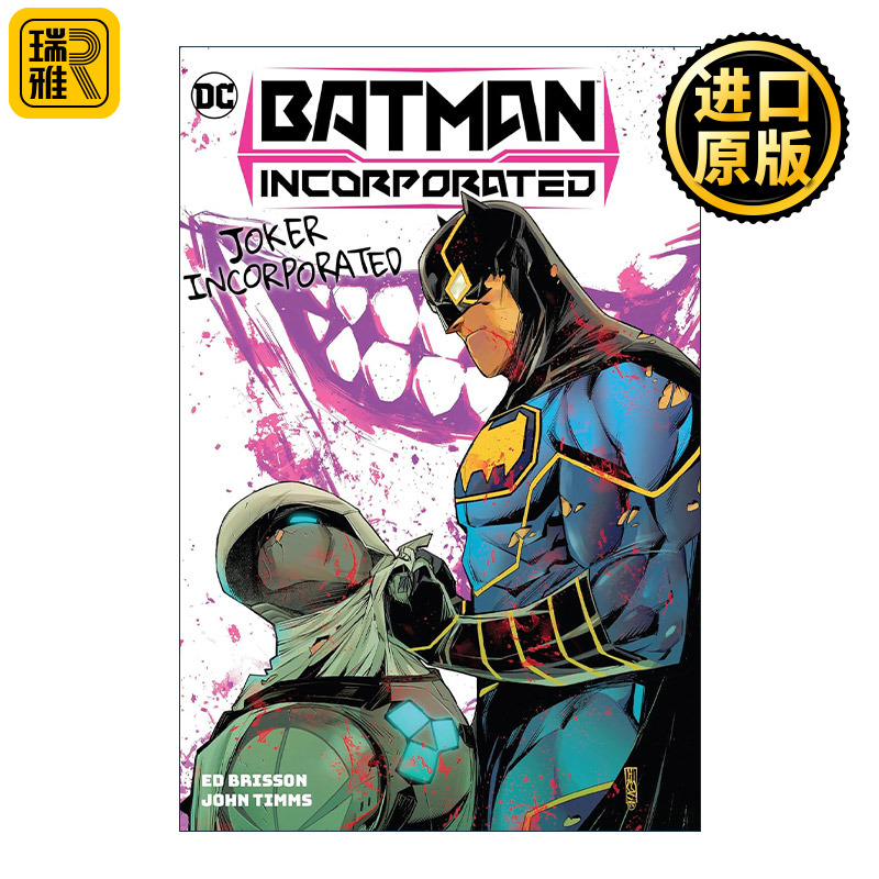 英文原版 Batman Incorporated Vol. 2 Joker Incorporated 蝙蝠侠群英会 卷二 小丑群英会 DC漫画 精装 英文版 进口英语原版书籍