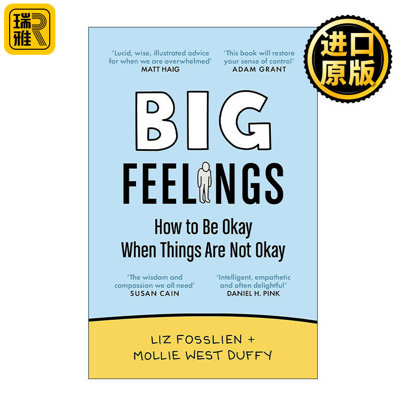 英文原版 Big Feelings 重要的感受 当情况不太好时如何学会接受 利兹·福斯林 英文版 进口英语原版书籍