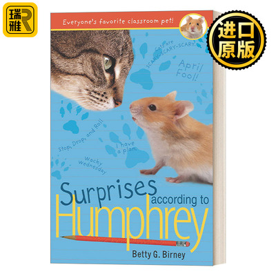 英文原版 Surprises According to Humphrey 汉弗瑞的惊喜 儿童校园动物小说 Betty G. Birney 英文版 进口英语原版书籍