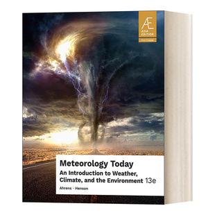 英文原版 Meteorology Today 现代气象学 天气气候与环境导论 第13版 Ahrens/Henson 英文版 进口英语原版书籍