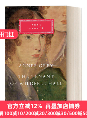 英文原版 Agnes Grey The Tenant of Wildfell Hall 阿格尼斯.格雷 荒野庄园的房客 女房客 人人图书馆精装收藏版 Anne Bronte