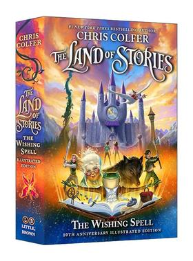 英文原版 The Land of Stories The Wishing Spell 异世界童话之旅1 精装插图 10周纪念版 英文版 进口英语原版书籍