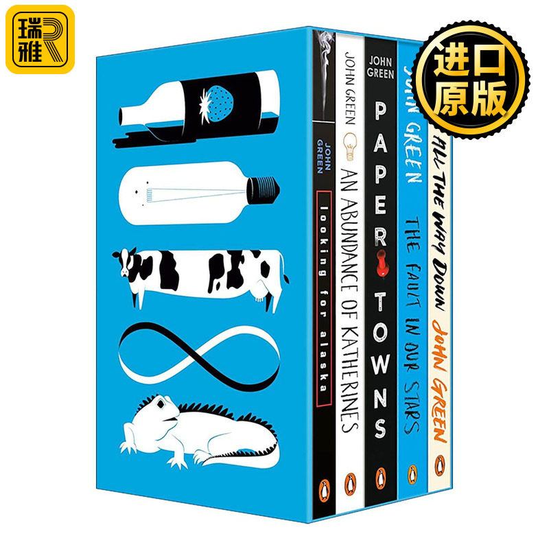 英文原版 John Green the Complete Collection Box Set 约翰·格林完整作品集盒装套装 寻找阿拉斯加 英文版 进口英语原版书籍