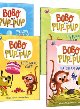 Bobo and PupPup Nicola Slater 波波与狗狗系列四册