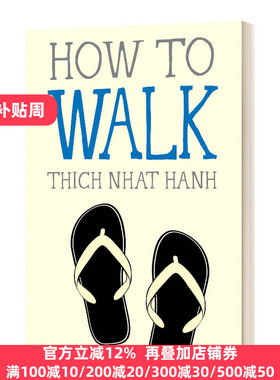 英文原版 How to Walk 如何走路 英文版 Mindfulness Essentials 进口英语原版书籍 Thich Nhat Hanh