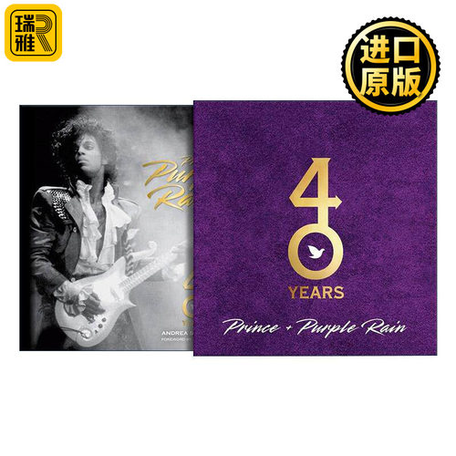 英文原版 Prince and Purple Rain 40 Years 美国男歌手王子与紫雨 40周年 精装 英文版 进口英语原版书籍