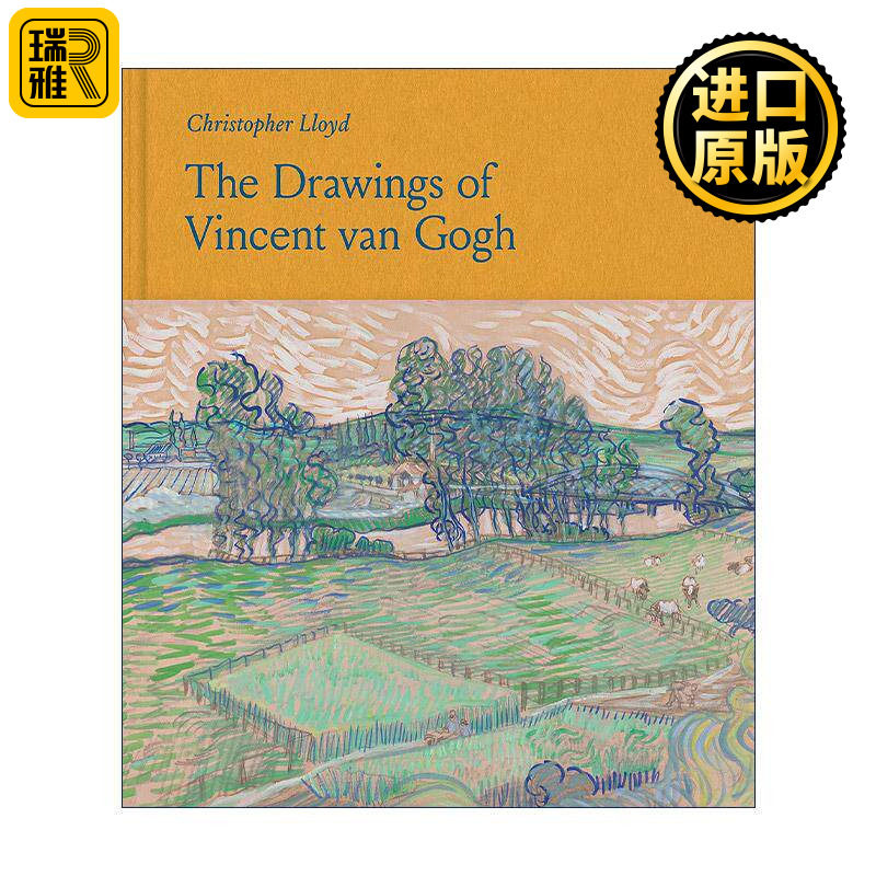 英文原版 The Drawings of Vincent van Gogh 荷兰后印象派文森特·梵高 素描艺术作品集 精装 英文版 进口英语原版书籍