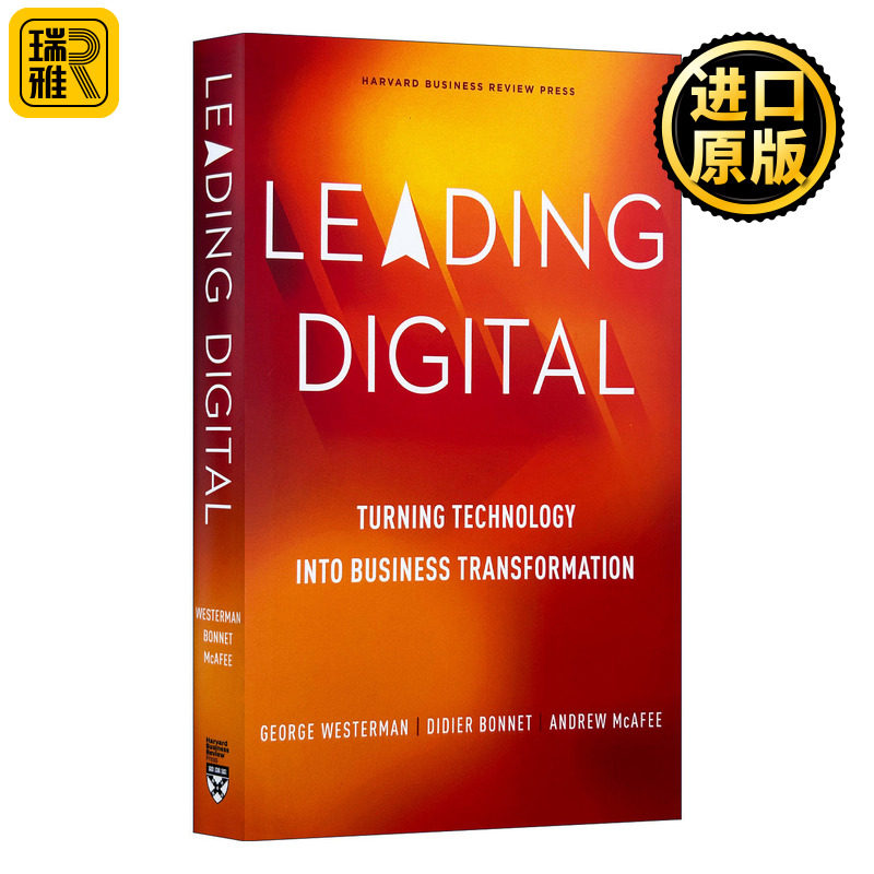 英文原版 Leading Digital Turning Technology Into Business Transformation 导引数字化 将科技融入企业变革 英文版进口英语书