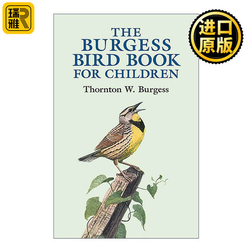 英文原版 The Burgess Bird Book for Children 桑顿·伯吉斯经典自然启蒙系列 写给孩子的鸟类故事 英文版 进口英语原版书籍