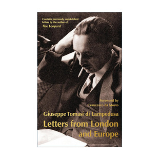 英文原版 Letters from London and Europe 伦敦欧洲书简 朱塞佩?托马西?迪?兰佩杜萨书信集 豹作者 英文版 进口英语原版书籍