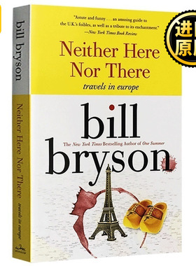 东西莫辨逛欧洲 英文原版 Neither Here Nor There Travels in Europe 布莱森旅行随笔系列 万物简史作者Bill Bryson 进口英语书籍
