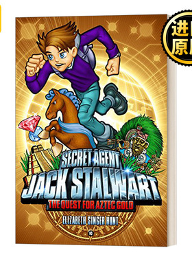 英文原版 Secret Agent Jack Stalwart Book 10 The Quest for Aztec Gold Mexico 秘密特工之墨西哥篇 英文版 进口英语原版书籍