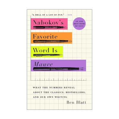 英文原版 Nabokov's Favorite Word Is Mauve 纳博科夫最喜欢的词 文学大数据英文版 进口英语原版书籍