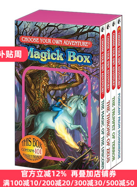 英文原版 Choose Your Own Adventure 4-Book Boxed Set Magick Box 惊险岔路口系列 魔法盒4册盒装套装 英文版 进口英语原版书籍