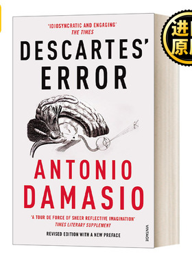 英文原版 Descartes' Error 笛卡尔的错误 情绪、推理和人脑 安东尼奥·R.达马西奥 英文版 Antonio Damasio 进口英语原版书籍