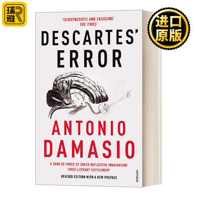 英文原版 Descartes' Error 笛卡尔的错误 情绪、推理和人脑 安东尼奥·R.达马西奥 英文版 Antonio Damasio 进口英语原版书籍