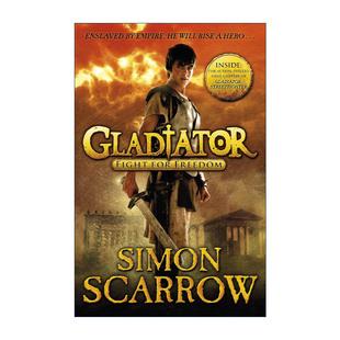 英文原版 Gladiator Fight for Freedom 角斗士1 西蒙·斯卡罗 畅销青少年古罗马战斗小说 英文版 进口英语原版书籍