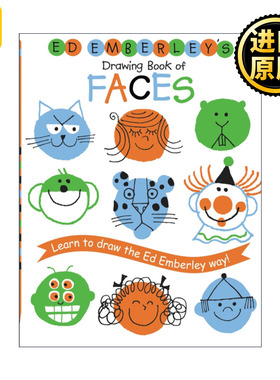 Ed Emberley's Drawing Book of Faces (REPACKAGED) 英文原版