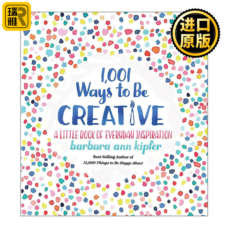 英文原版 1001 Ways To Be Creative 1001种让你变得有创造力的方法 日常灵感小书 美国国家地理 精装 英文版 进口英语原版书籍