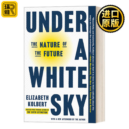 Under a White Sky 白色天空下 比尔盖茨2021夏季书单 Elizabeth Kolbert