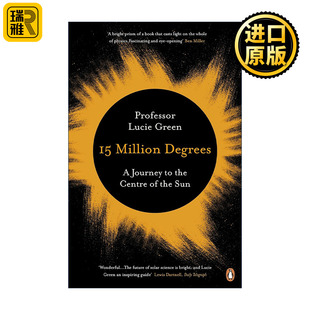 英国太阳专家Lucie 书籍 Million 进口英语原版 英文版 Green 通往太阳中心之旅 一千五百万度 Degrees 英文原版