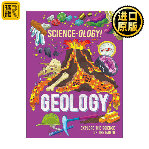 英文原版 Science-ology Geology 科学系列 地质学 儿童科普百科绘本 英文版 进口英语原版书籍
