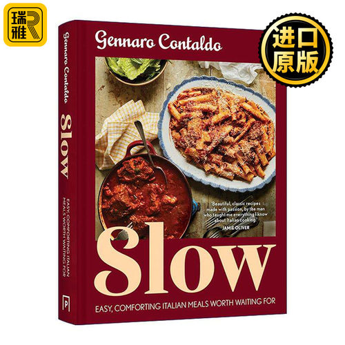 英文原版 Slow 意大利名厨Gennaro Contaldo的慢烹调意式食谱 精装 英文版 进口英语原版书籍