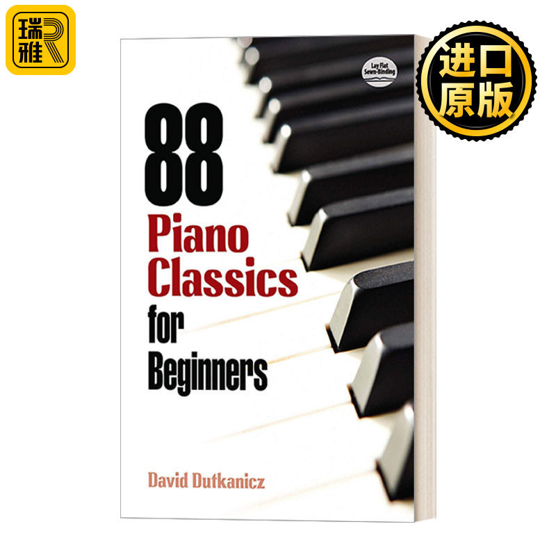 88 Piano Classics for Beginners 88首钢琴初学者的经典曲目乐谱