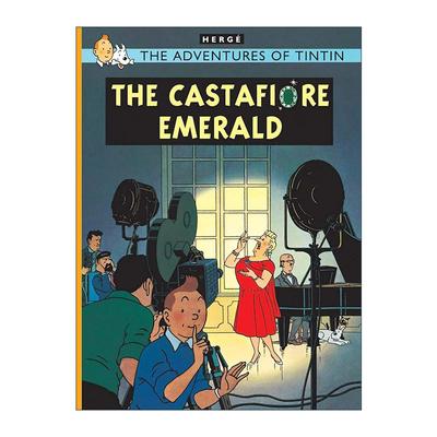 英文原版 The Adventures Of Tintin The Castafiore Emerald 丁丁历险记之绿宝石失窃案 儿童精装漫画 英文版 进口英语原版书籍