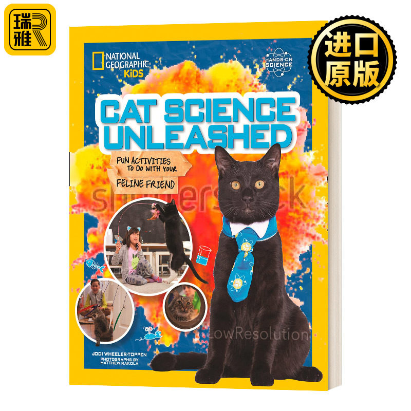 现货Cat Science Unleashed National Geographic Kids 英文原版