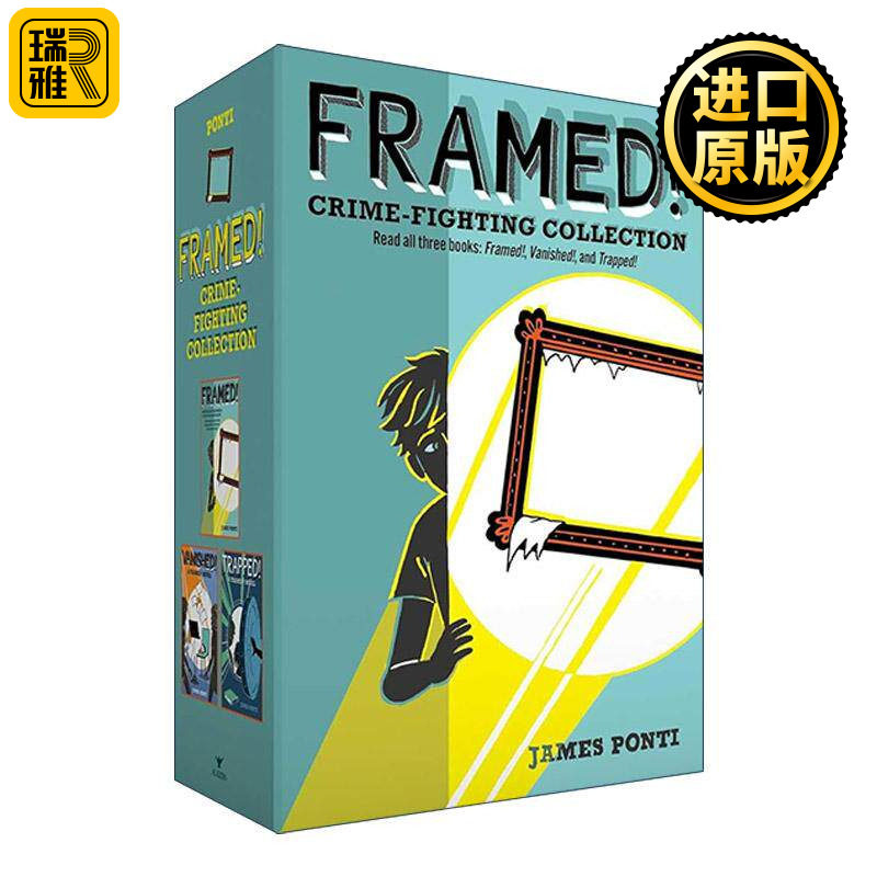 英文原版 Framed Crime-Fighting Collection 打击犯罪1-3册盒装 青少年推理侦探小说 城市间谍同作者 英文版 进口英语原版书籍