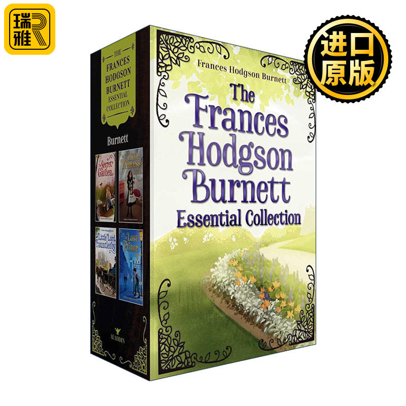 英文原版 The Frances Hodgson Burnett Essential Collection 伯内特经典作品4册盒装 含小公主 小公子方特洛伊 秘密花园