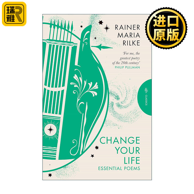 英文原版 Change Your Life 莱内·马利亚·里尔克诗选 英文版 进口英语原版书籍