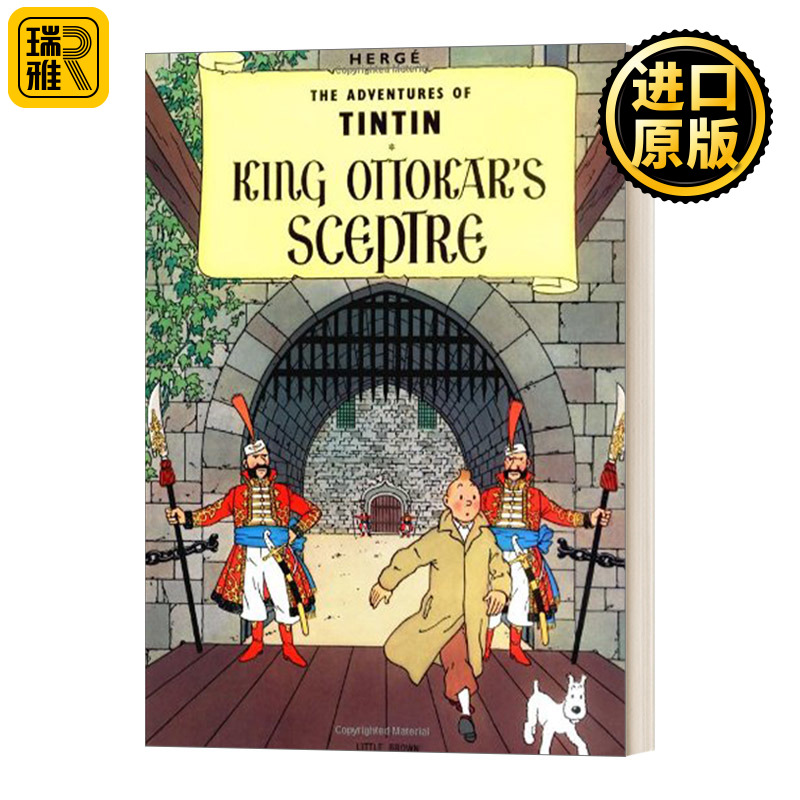 英文原版 King Ottokar's Sceptre丁丁历险记奥托卡王的权杖英文版 Hergé进口英语原版书籍